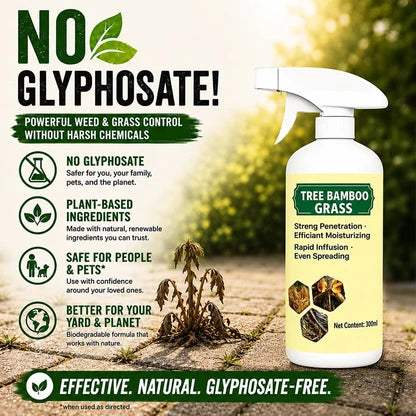 Quick-acting natural weeding spray