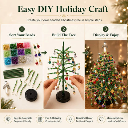 🎄🎃DIY Beaded Christmas TreeKit✨