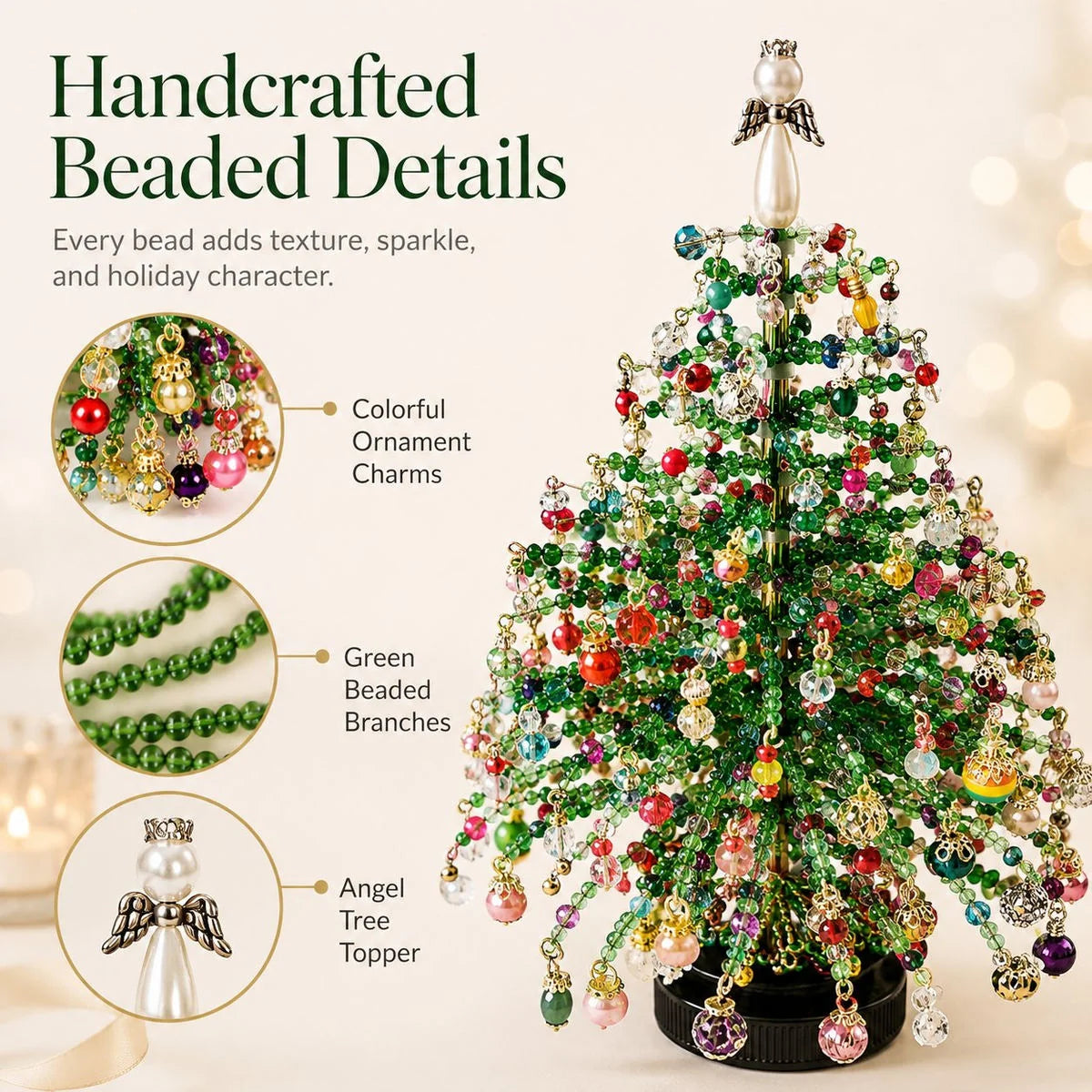 🎄🎃DIY Beaded Christmas TreeKit✨